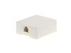 Picture of 6 Conductor Surface Mount Box - Screw Terminals, RJ12, White