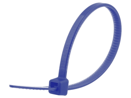 Picture of 4 Inch Blue Cable Tie - 500 Pack