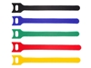 Picture of 6 Inch Multi-colored Hook and Loop Tie Wraps - 50 Pack