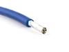 5 ft Blue Booted CAT6A Patch Cable Separated Shielded Wires