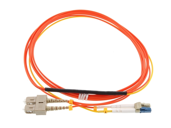 Mode Conditioning Duplex Fiber Optic Patch Cable (50/125) - LC (Equip.) To MTRJ