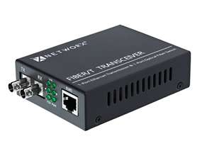 Picture of Gigabit Ethernet Fiber Media Converter - UTP to 1000Base-ZX - ST Singlemode, 80km, 1550nm (DFB)