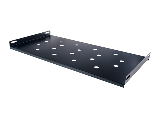 Picture of 10" Deep, 1U Fixed Vented Cabinet Shelf for Wall Mount Cabinets