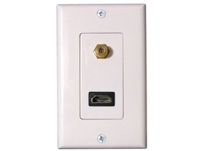 Picture of HDMI Plus RF Decor Wall Plate