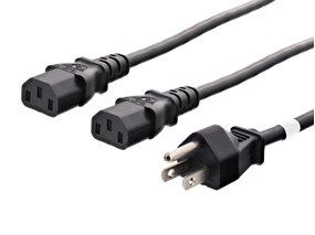 Picture of 10 FT Splitter Power Cord C13 "Y" - Standard System