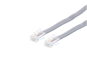 Picture of RJ45 8 Conductor Straight Wired Modular Telephone Cable - 25 FT