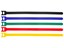 Picture of 12 Inch Multi-colored Hook and Loop Tie Wraps - 50 Pack