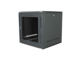 12U wall mount cabinet front view